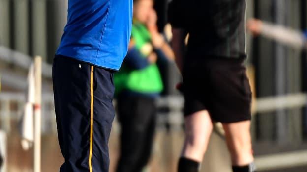St Rynagh's manager Ken Hogan during the Offaly County Senior Club Hurling Championship Final match between Coolderry and St Rynagh's at Bord na Mona O'Connor Park in Tullamore, Offaly. 
