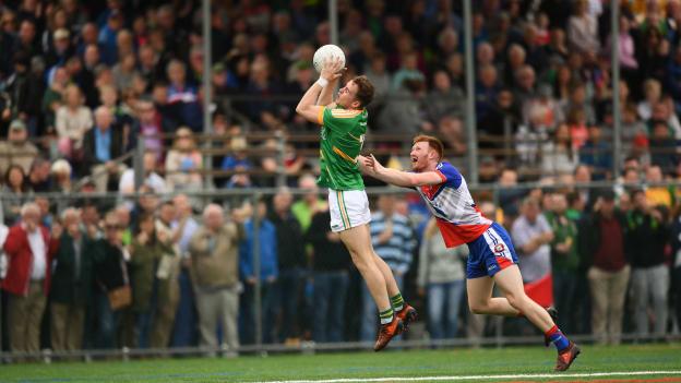 Leitrim captain Mícheál McWeeney in Connacht Senior Football Championship action against New York last year.
