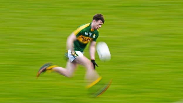 Kerry's Tom O'Sullivan on the run.