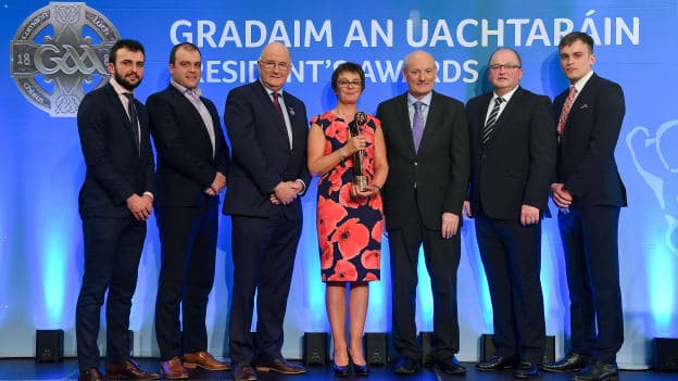 The Smith Family, Boyle GAA, Roscommon, were presented with The Dermot Earley Family Award in March 2019.