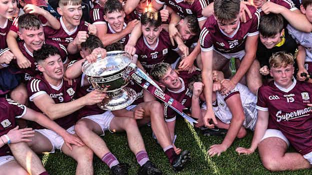 Galway took possession of the Tom Markham cup for the first time in 15 years following their win over Mayo at Dr. Hyde Park tonight. 