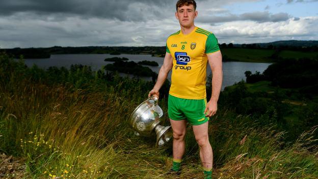 Donegal's Hugh McFadden pictured at the national launch of the All Ireland Senior Football Championship.