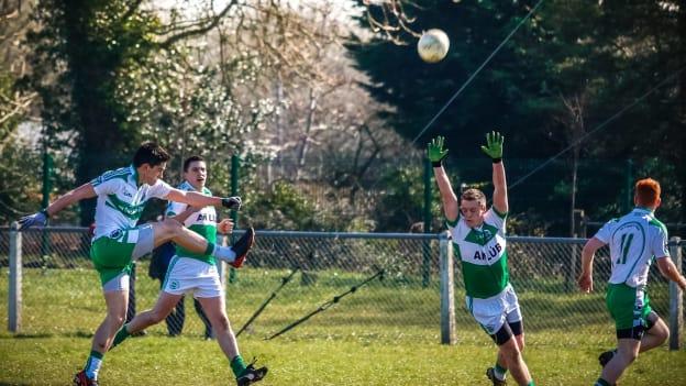 Sean Warnock in action for Greencastle.