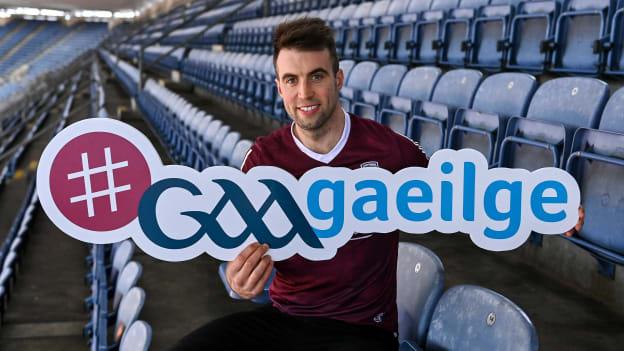 GAA Ambasadóir na Gaeilge and Galway and St James' footballer Paul Conroy at the GAA Ambasadóir na Gaeilge launch at Croke Park in Dublin. 