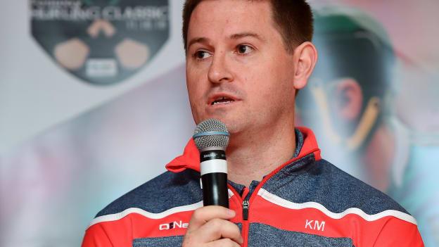 Cork selector Kieran Murphy pictured at the launch of the 2018 Fenway Hurling Classic.