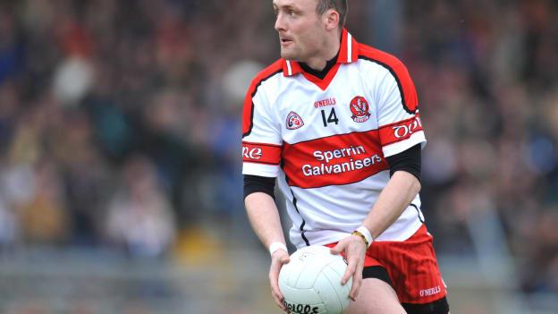 Paddy Bradley in action for Derry in 2008. Photo by Brendan Moran/Sportsfile