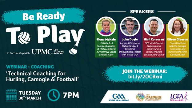 Be Ready To Play Webinar 30th March 
