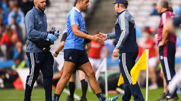 Cian O'Sullivan was forced off in the All-Ireland semi-final against Galway with a leg injury. 