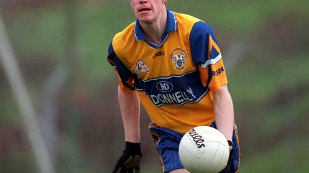 Michael O'Shea pictured in action for Clare in 1999, his debut season for the Banner County.