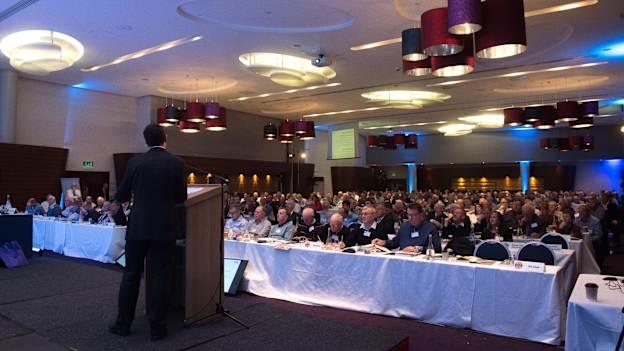 Delegates pictured at GAA Annual Congress 2019 at Clayton Whites Hotel in Wexford. 