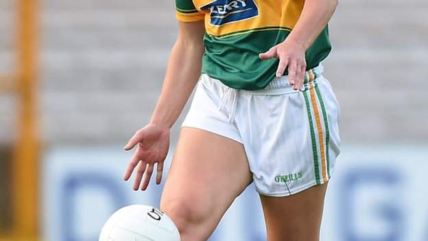 Caroline Kelly pictured in action for Kerry during the 2017 championship.