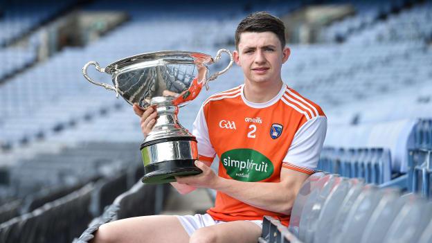 Armagh hurler, Dean Gaffney, in Croke Park ahead of Saturday's Nicky Rackard Cup Final against Sligo.
