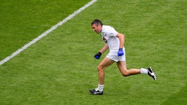 Johnny Doyle featured for Kildare in the Leinster Junior Football Final at Croke Park.