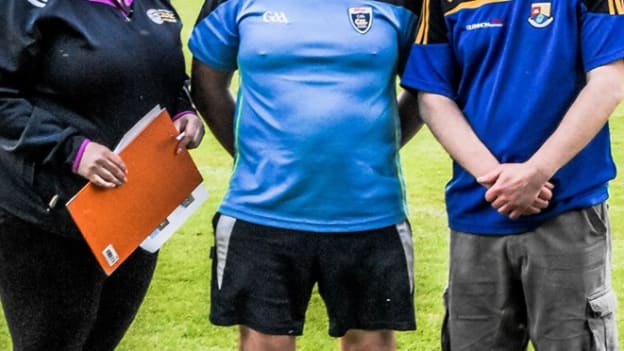 Longford U17 hurling management team, Carol Murray, Séamus Hughes and Niall Ward.