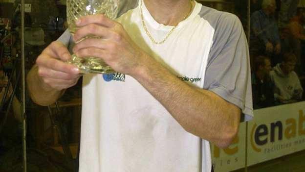 Paul Brady pictured after victory at the 2003 World Handball Championships.