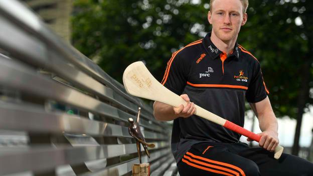 The PwC GAA/GPA Players of the Month for June for hurling, Diarmuid O’Keeffe of Wexford, was at PwC offices in Dublin today to pick up his award. 