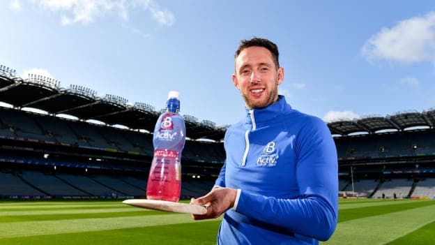 In attendance at the unveiling of Ballygowan Activ+ as the new Official Fitness Partner of the GAA/GPA is former Kilkenny hurler and All-Ireland winner Michael Fennelly at Croke Park.