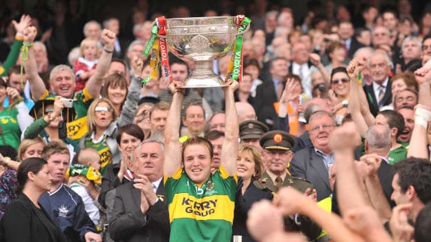 O'Sullivan lifts the Sam Maguire for Kerry in 2009.
