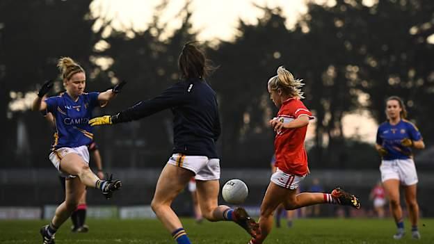 Lambert in action in the league win over Cork in February.