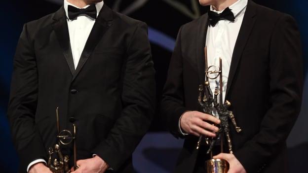 Tyrone team-mates and fellow All Stars, Mattie Donnelly and Peter Harte will be opponents in this weekend's Tyrone county final. 