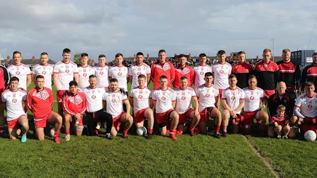 The Lamh Dhearg team who take on Erin's Own Cargin in Saturday's Antrim SFC Final Replay.