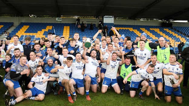 St Patrick's were crowned Wicklow Senior Football champions in Aughrim.