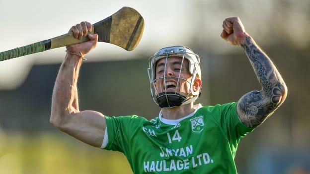St Mullins' James Doyle celebrates at Netwatch Cullen Park.