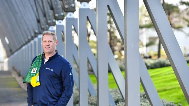Graham Geraghty pictured at the launch of Allianz Ireland's five-year extension of its sponsorship of the Allianz Football and Hurling Leagues. 