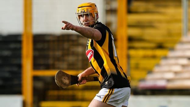 Billy Ryan celebrates after scoring a goal for Kilkenny against Laois at UPMC Nowlan Park.
