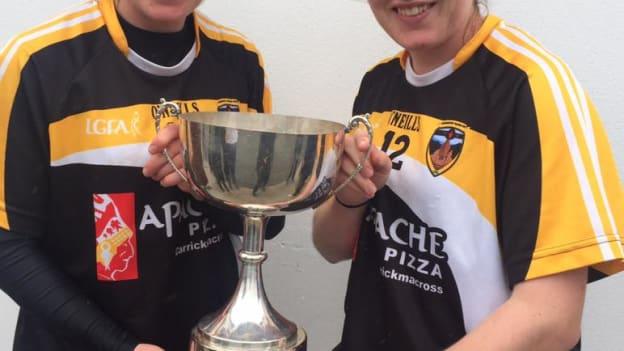 The Byrne twins, Emma (left) and Louise, are talented footballers for Corduff Gaels in Monaghan.  