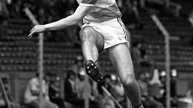 Offaly's Matt Connor in full flight. 