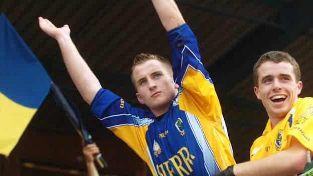 Roscommon goalkeeper Mark Miley celebrates after victory over Kerry in the 2006 All-Ireland Minor Football Final replay. 