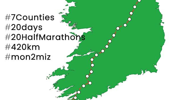 It has been a busy month for Noel Duffy, who will walk his 20th half marathon in June on Saturday morning.