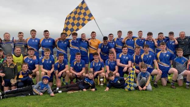 Easkey celebrate after victory over Naomh Eoin in the Sligo SHC Final. 