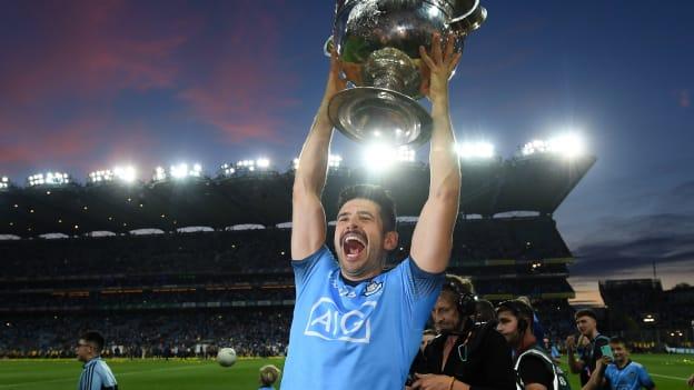 Cian O'Sullivan pictured with the Sam Maguire cup after victory over Kerry in the 2019 All-Ireland SFC Football Final replay. 