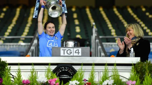 Sinead Aherne captained Dublin to glory at Croke Park.