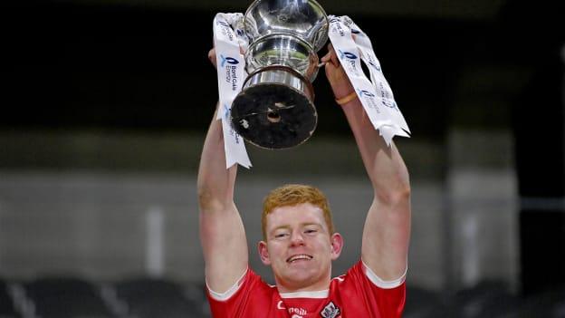 Cork captain Conor O'Callaghan following the BGE Munster Under 20 Hurling Championship Final.