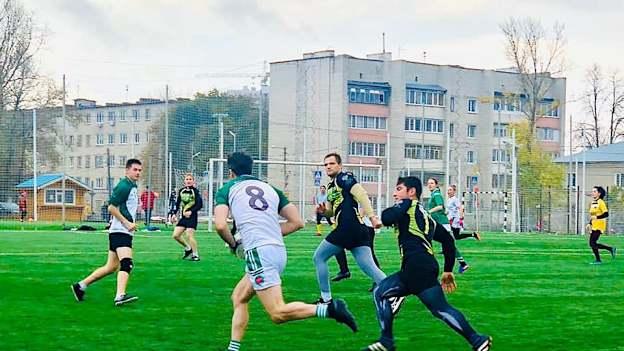 Action from a match between Moscow Shamrocks and the newly formed Simbirsk Celts Ulyanovsk last October. 
