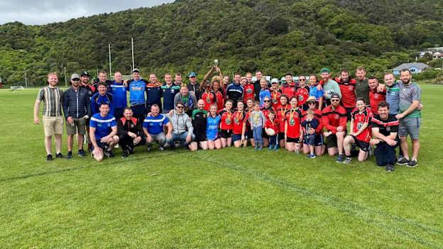 Canterbury GAA players pictured at the 2020 Wellington 7s tournament. 