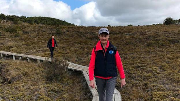 Eileen Ward, now in her early eighties, walked an average of 28 kilometres for the Irish Life GAA Healthy Club Steps Challenge. 