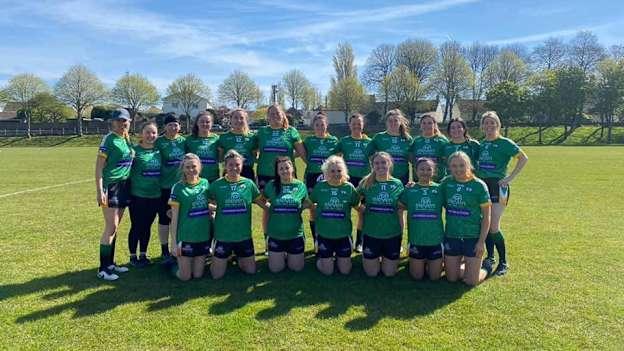 The Jersey Irish Ladies Football team. 