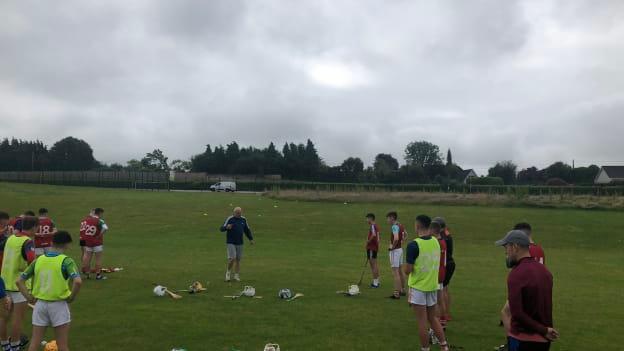 A recent training session with the East Cork U-16 hurlers. 