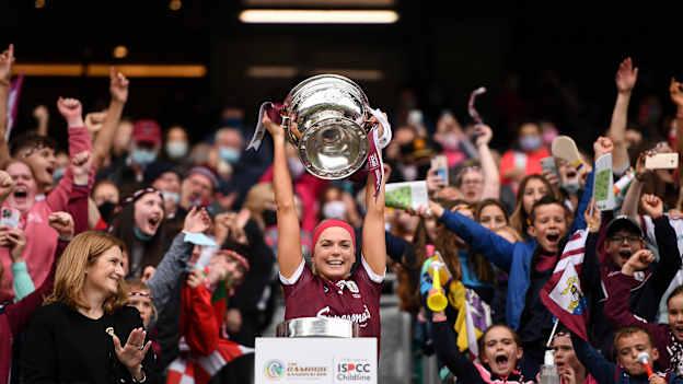 Sarah Dervan captained Galway to All Ireland Camogie glory at Croke Park.