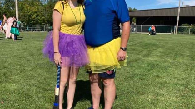 Chicago GAA Games Development Administrator, Colm Egan, refereed the matches while looking very fetching in the blue and gold colours of his native Tipperary. 