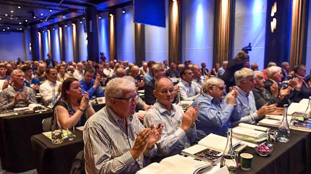 A general view of delegates during the GAA Annual Congress 2018 at Croke Park in Dublin. 