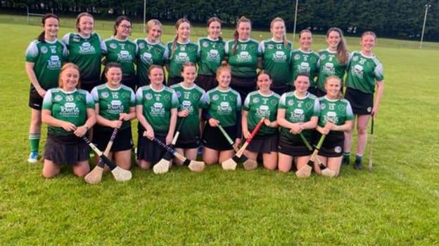 The Na Magha senior camogie team. 