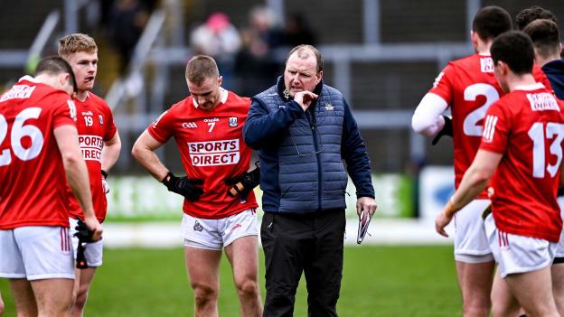 Cork manager Keith Ricken after his side's defeat in the McGrath Cup Final match between Kerry and Cork at Fitzgerald Stadium in Killarney, Kerry. 