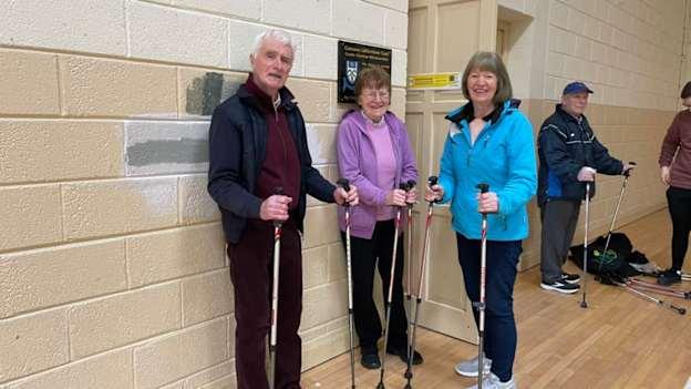 Latton O'Rahilly club members taking part in the 'Fit for February' initiative. 