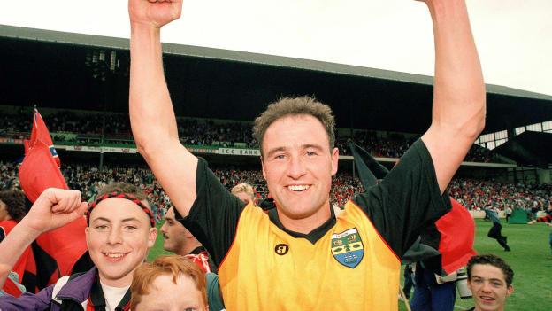 Conor Deegan celebrates following the 1994 All-Ireland SFC Final at Croke Park.