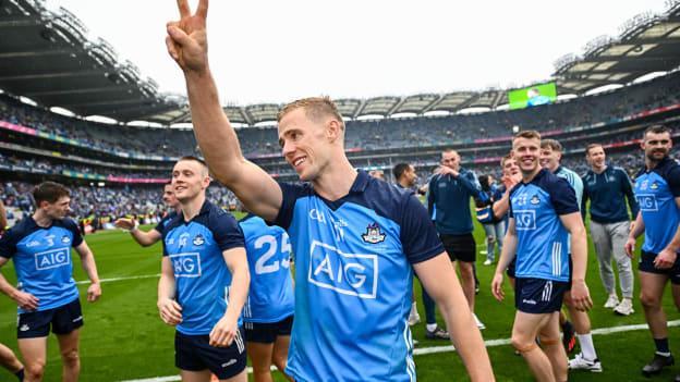 Paul Mannion of Dublin after the GAA Football All-Ireland Senior Championship final match between Dublin and Kerry at Croke Park in Dublin. Photo by Ramsey Cardy/Sportsfile